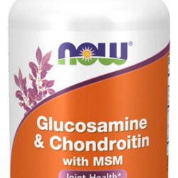Glucosamina E Condroitina Com Msm 90 Cápsulas Da Now Foods