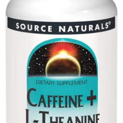 Caffeine+ L-theanine 120 Tabs By Source Naturals