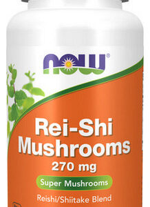 Cogumelos Rei-shi 270 Mg 100 Cápsulas Da Now Foods