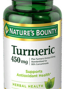 Cápsulas De Açafrão Nature's Bounty 450 Mg 60 Cápsulas Da Na