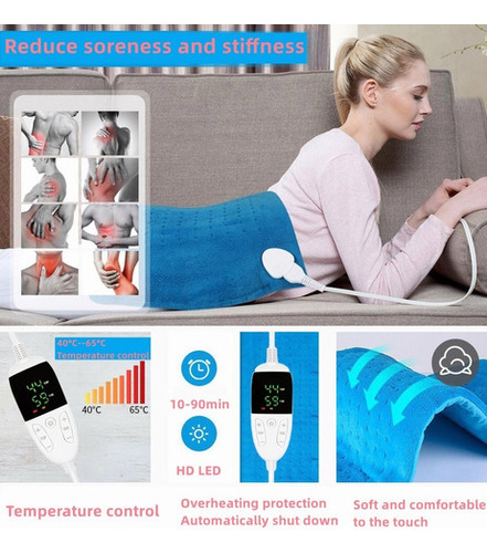 Almofada De Aquecimento De Fisioterapia Cobertor Elétrico - Imagem 32