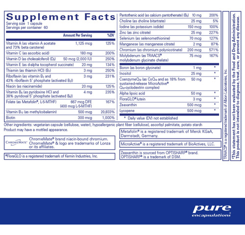 Encapsulamentos Multivitamínicos Puros O.n.e. Com Antioxidan - Imagem 2