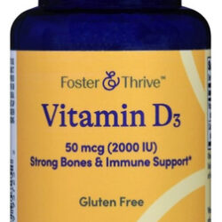 Vitamin D3 50 Mcg 250 Tabs By Foster And Thrive