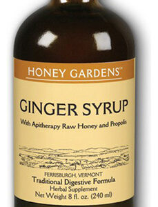 Ginger Honey Syrup 8 Oz By Honey Gardens