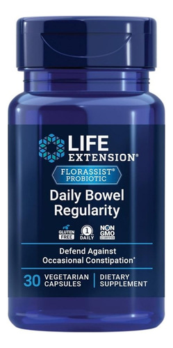 Florassist Daily Bowel Regularity 30 Caps By Life Extension