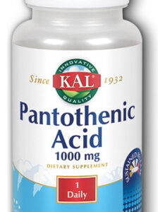 Ácido Pantotênico 1.000 Mg 50 Comprimidos Por Kal