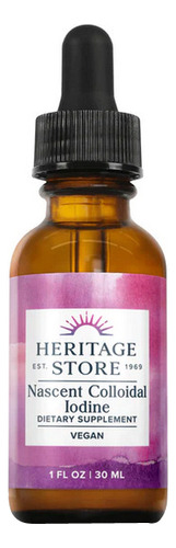 Nascent Colloidal Iodine 246 Mcg 1 Fl Oz By Heritage Store