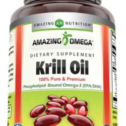 Óleo De Krill Omega 1000 Mg 120 Cápsulas Gelatinosas Da Amaz