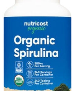 Comprimidos Orgânicos De Espirulina 500 Mg (240 Unidades) Da