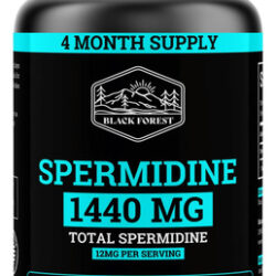 Suplemento De Espermidina Black Forest 1440mg, Fornecimento