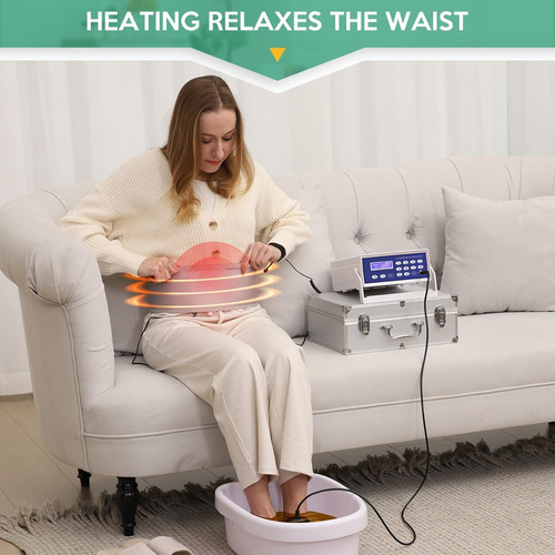 Máquina De Desintoxicação Iônica Para Banho De Pés, Spa Com - Imagem 4