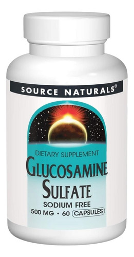 Glucosamine Sulfate 500 Mg 60 Tabs By Source Naturals
