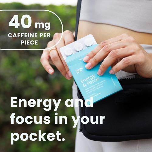 Neurogum Energy Caffeine Gum (54 Unidades) - Sem Açúcar C... - Imagem 2