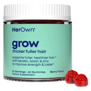 Grow Thicker Hair 60 Gummies By Own Own
