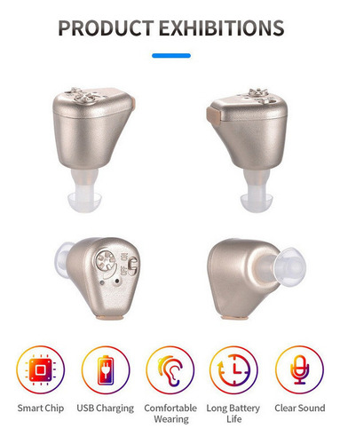 " Amplificador Portátil Recarregável Usb Para Idosos - Imagem 8