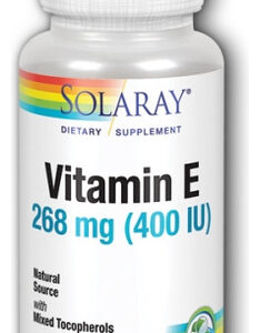 Vitamina E 400 Ui 50 Cápsulas Gelatinosas Da Solaray