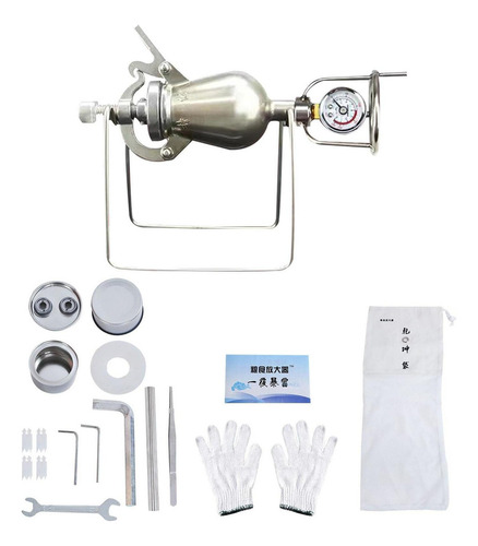 Máquina De Pipoca De Aço Inoxidável, Decoração De - Imagem 3