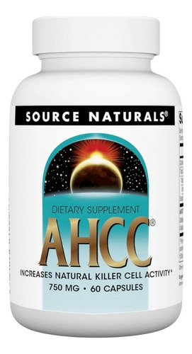 Ahcc 750 Mg 60 Caps By Source Naturals
