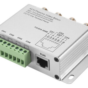 Transceptor De Balun De Vídeo Passivo De 4 Canais Utp -fs