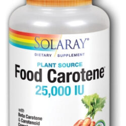Caroteno Alimentar 25.000 Ui 200 Cápsulas Gelatinosas Da Sol