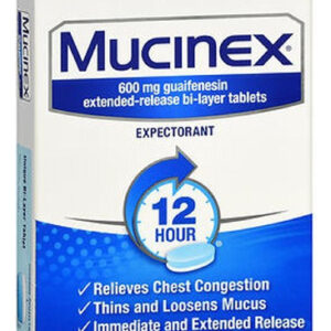 Caixa De Liberação Estendida De 20 Da Mucinex