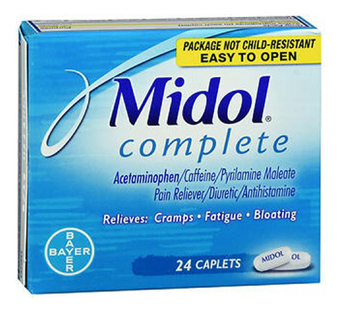 Midol Menstrual Complete Count Of 1 By Bayer