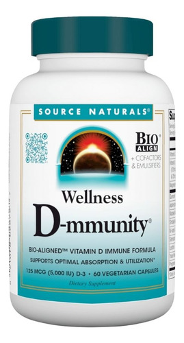 Wellness D-mmunity 60 Vegcaps By Source Naturals