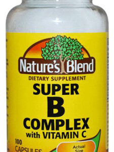Vitamina Super B Com C 100 Cápsulas Da Nature&quots Blend