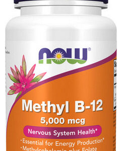 Metil B 12 5000 Mcg 120 Pastilhas Da Now Foods