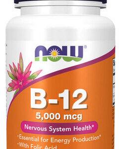 Vitamina B-12 5000 Mcg 60 Comprimidos Da Now Foods