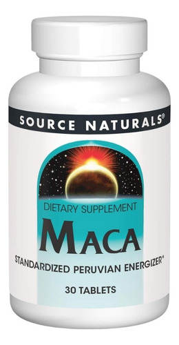Maca 250 Mg 30 Tabs By Source Naturals
