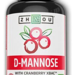 D-mannose Com Cranberry 60 Cápsulas Vegetais Da Zhou Nutriti