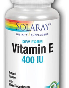 Seco A Partir De Vitamina E 400 Ui 50 Cápsulas Da Solaray