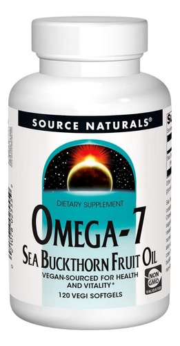 Omega-7 Sea Buckthorn Fruit Oil 120 Sgels By Source Naturals