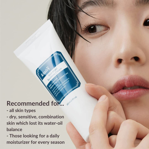 Creme Hidratante Dearklairs Rich Moist Calmante 80ml - Imagem 3