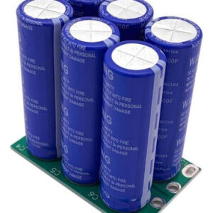 6pcs 16v 16.6f Super Capacitor Alta Corrente 2.7v 100f Duplo