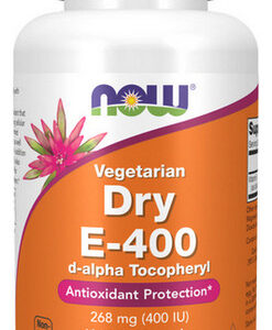 Dry E-400 100 Cápsulas Da Now Foods