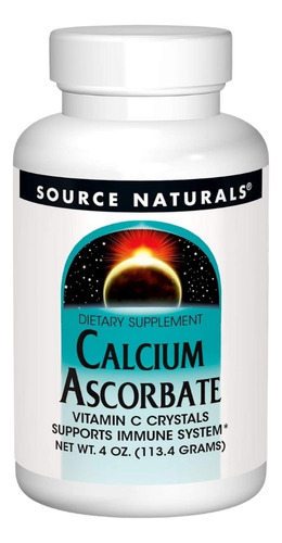 Calcium Ascorbate 4 Oz By Source Naturals