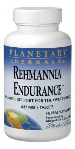 Rehmannia Endurance 75 Comprimidos Da Planetary Herbals