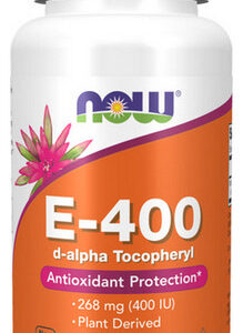 E-400 100 Cápsulas Gelatinosas Da Now Foods