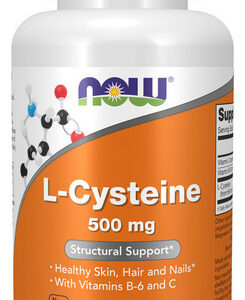 L-cisteína 500 Mg 100 Comprimidos Da Now Foods