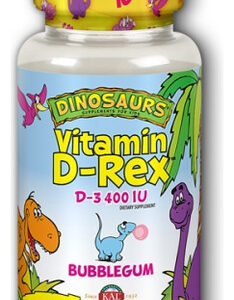 Vitamin D-rex Bubblegum 90 Chews By Kal