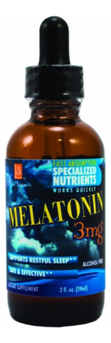 Melatonina 3 Mg 2 Onças Por L. A. Naturals