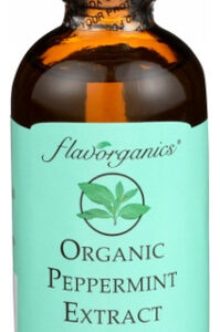 Extrato Orgânico De Hortelã De 2 Onças Da Flavorganics