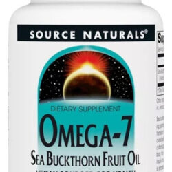 Omega-7 Sea Buckthorn Fruit Oil 60 Sgels By Source Naturals