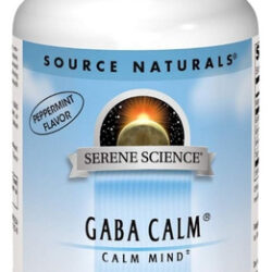 Gaba Calm Peppermint 60 Lozenges By Source Naturals