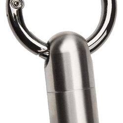 Mini Cápsula Masculina Pingente Colar Garrafa Chaveiro N