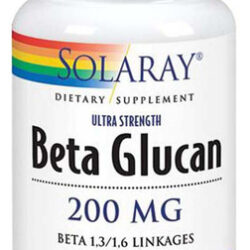 Beta Glucan 200 Mg 30 Cápsulas Da Solaray