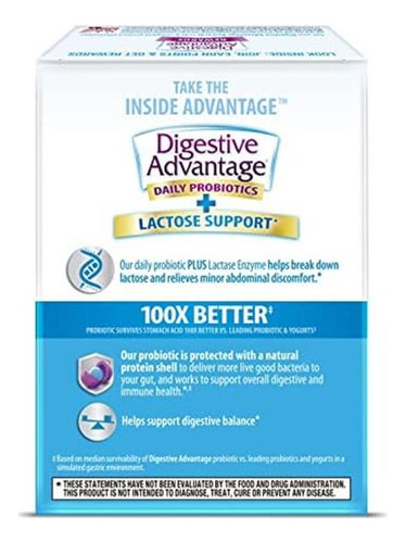 Cápsulas Advantage Lactose Defense (96 Unidades Em Uma) - Imagem 12