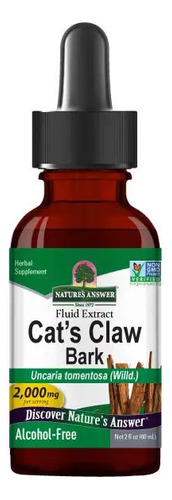 Extrato Sem Álcool De Casca Interna De Cats Claw, 2 Fl Oz Da